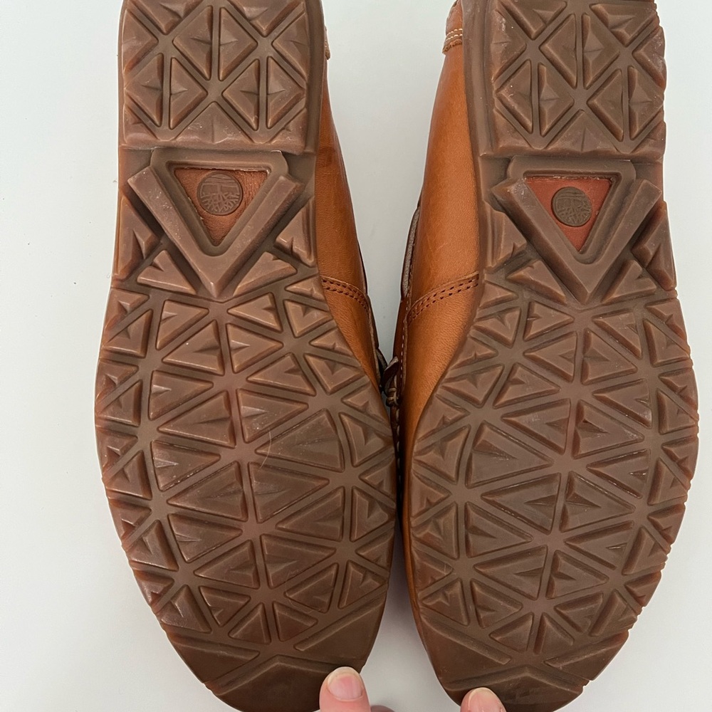 Timberland Men's Brown Leather Boat Shoes Sz 8 Men’s - Picture 6 of 8
